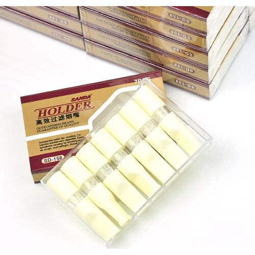 SANDA 7pcs/lot Portable Smoking Pipe Tobacco Cigarette fiters Smoke Mouthpiece Gifts Smoking Set Cigarette Holder SD - 158