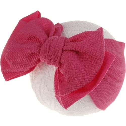 Big Bowknot Baby Headbands Knotted Infant Headwraps Toddler Girls Turban Baby Bows