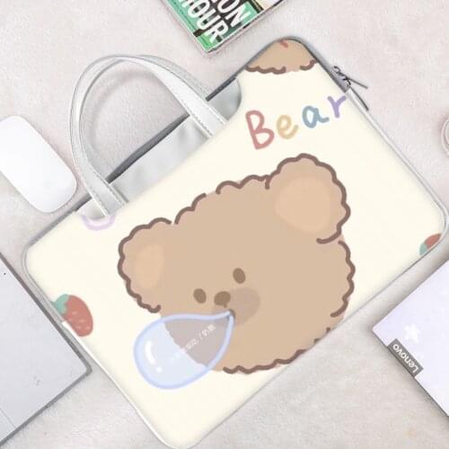 Fashion Carrying Computer Bag Sleeve 12 13.3 14 15 15.6 inch For Laptop bag for Macbook air pro 13 Man Woman Waterproof Case