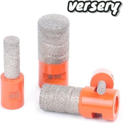 Free Shipping 8-30mm M14 Diamond Hole Drill Finger Bits Porcelain Tile Marble Granite Enlarging Shaping Spiral Groove Milling