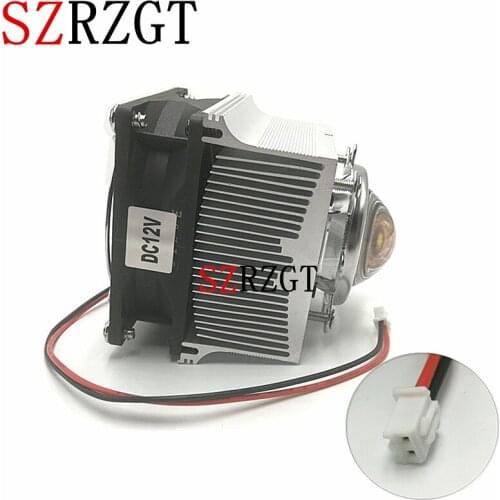 LED Aluminum Heat Sink Cooling Fan 20W 50W 100W High Power Led Light 60 degree 44mm Lens + Reflector + Stand