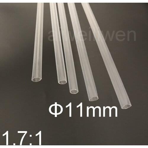 11mm diameter PTFE heat shrink tube, 1.7 F4 F46 PFA heat shrink tubing, polytetrafluoroethylene ETFE FEP Hot shrinkage hose pipe