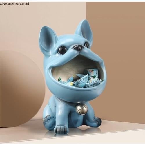 Creative Big Mouth Dog Storage Ornaments Cartoon Animal Resin Craft Modern Home Accessories Multifunctional Storage Ornaments