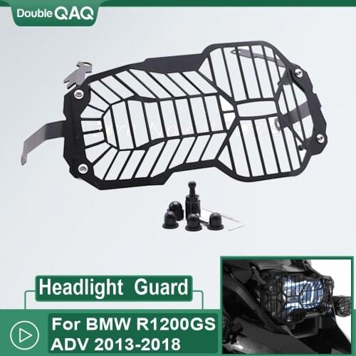 For BMW R1200GS Headlight Protector Guard Lense Cover for BMW R 1200 GS Adventure 2014 2015 2016 Water Cooled Models 2013-2016