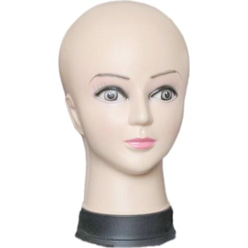 Womens Mannequin Head Hat Display Wig Torso PVC training head model head model femal head model