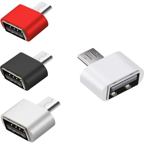 1pcs Portable Mini OTG Converter Cable USB OTG Adapter Micro USB 2.0 To USB Converter For Android Phone Tablet PC Phone