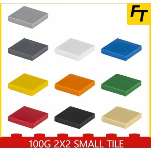 100g Small Particle 3068 Tile 2x2 Bricks DIY Building Blocks Compatible Creative Gift Building MOC Blocks Castle Toys