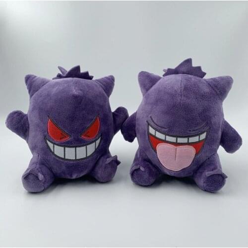 18cm New Pokemon Anime Figure Gengar Plush Toys Holloween PP Coton Soft Stuffed Animal Doll Gifts For Children