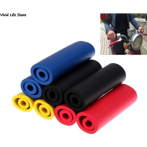 2Pc/1pair Bike Racing Bicycle Motorcycle Handle Bar Foam Sponge Grip Cover Non-slip superlight comfortable Bike Accessories