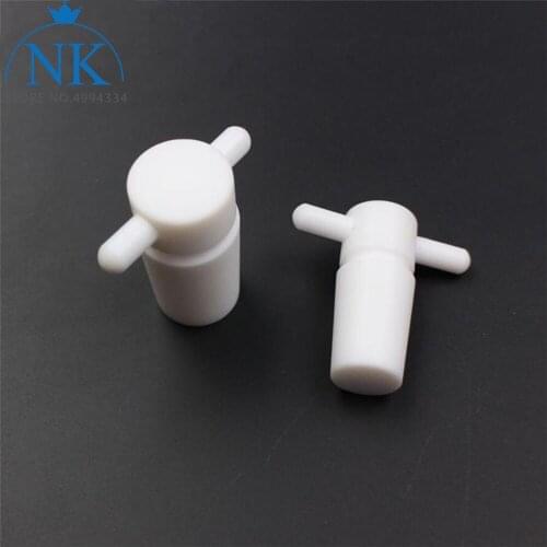 3pcs 5pcs Lab 14/16/19/24/29/34# sealing plug PTFE solid stopper with handle for school experiment