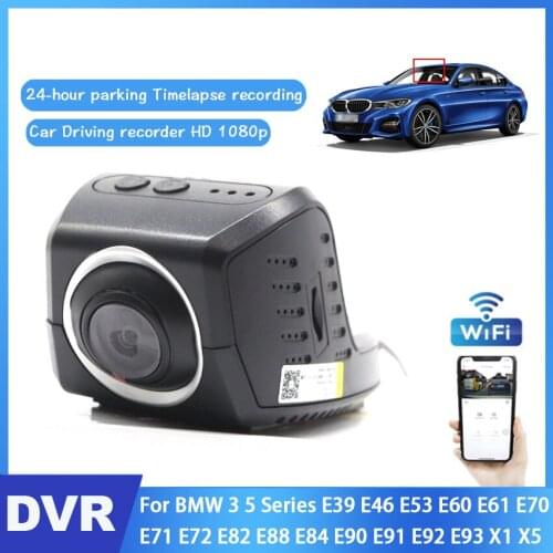 Hidden HD Wifi Car DVR Dash Cam Car Camera For BMW 3 5 Series E39 E46 E53 E60 E61 E70 E71 E72 E82 E88 E84 E90 E91 E92 E93 X1 X5