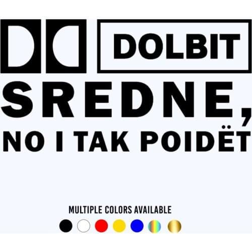 CK20450# Die-cut Vinyl Decal Pounds Sredne Car Sticker Waterproof Auto Decors on Car Body Bumper Rear Window