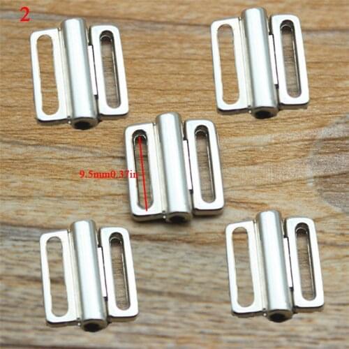 DIY 5PCS Bra Alloy Front Closure Swimwear Clip Clickers Bra Buckle Bramaking DIY Accessories Bikini Front Closure Bra Buckle
