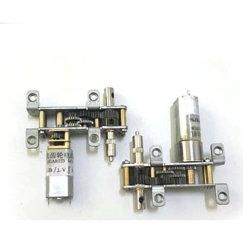 EBOWAN 12 Volt Motor low speed DC Motor with gearbox for Toys, Electric Curtain Motor 4-300RPM
