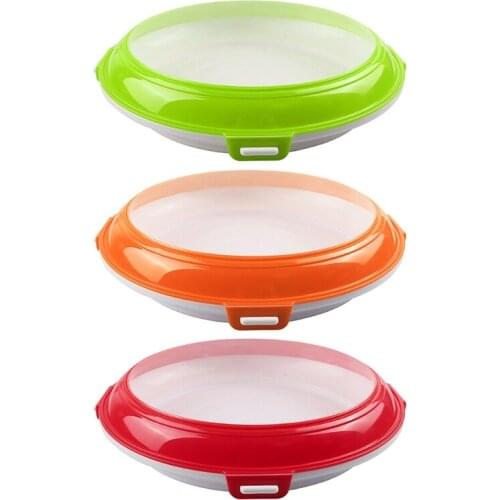 Creative Reusable Food Preservation Tray Stackable Magic Elastic Fresh Storage