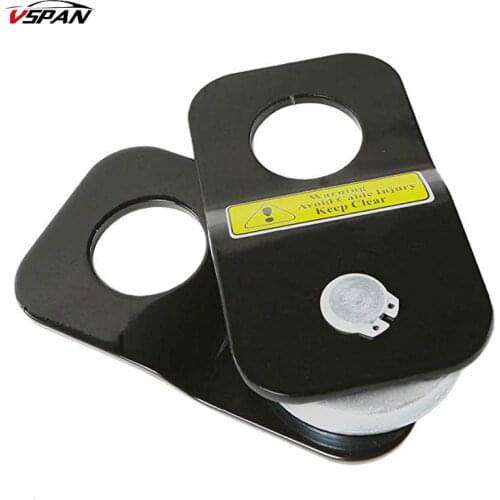 Winch Snatch Block Heavy Duty 4 Ton(8000LBS) Double The Capacity of Your Winch and Recover Vehicles with Ease 4X4 Recovery kit