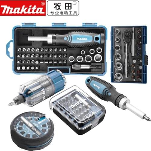 Makita Drill Bits 43 Pcs For Driver Head Cross Flower Type Head Hexagon Socket Tool Parts