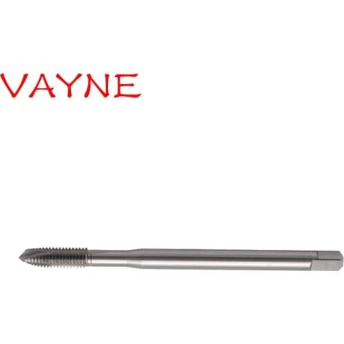 HSSE Long Shank 100MM Spiral Pointed tap UNC 4-40 6-32 8-32 1/4-20 5/16-18 3/8-16 UNF 10-32 3/8-24 Machine Fine Thread Taps