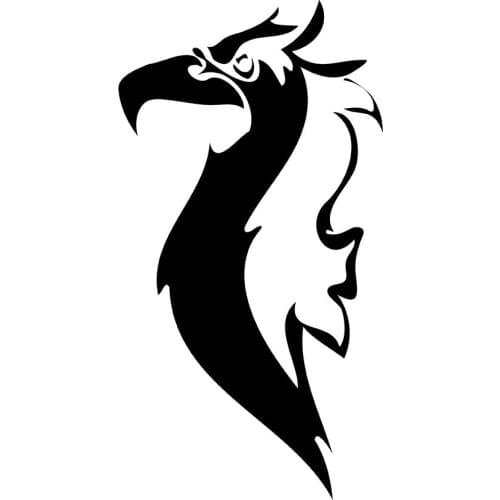 MIGNATIS - Upright Maned Looking Rebel Eagle Sticker Decal Mural Art Decal For Car Window Loptop Decoration Vinyl Stickers Water