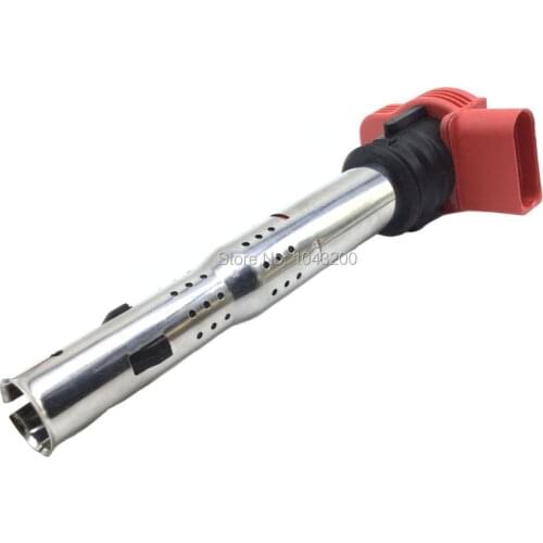 06E905115E New Red Ignition Coil For VW Jetta Golf GTI GLI Passat Tiguan CC Touareg For Audi A1 A3 A4 A5 A6 A7 A8 TT Q3 Q5 R8 RS