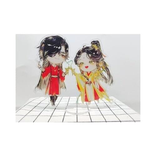 NEW Acrylic Stand Figure Double-Side Model Plate Cosplay Cartoon Desk Decor Xmas Gifts Anime Tian Guan Ci Fu Hua Cheng Xie Lian
