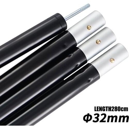 Hot outdoor camping tent pole aluminum alloy tent rod spare replacement 8.5mm tent support poles tent accessories