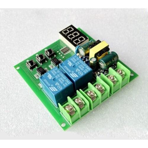 220V Dual Relay Control Board / Delay Switch Module / Delay Relay / Two Outputs Programming