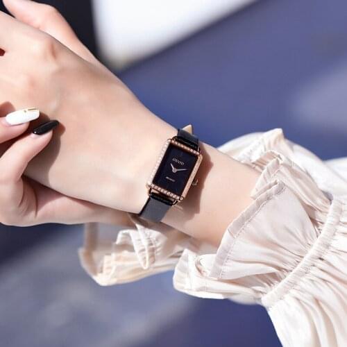 Luxury Designer Fashion Casual Women Watches Rectagle Quartz Watches For Women Ladies Wrist Watch Women Watches Female
