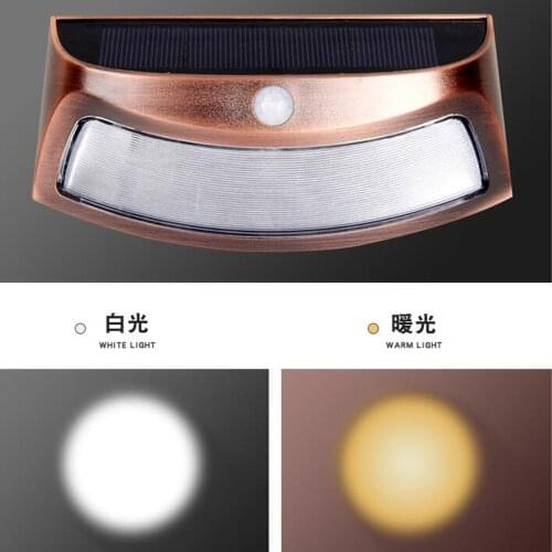 LED Solar Lamp Waterproof Solar Wall Night Light Motion Sensor Porch Path Street Fence Garden Stairs Corridor Emergency Sconce