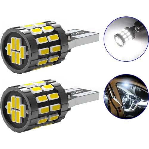 T10 w5w Canbus Car Interior Light 194 501 Led 30 3014 SMD Instrument Lights Bulb Lamp Dome Light No Error 12V 6000K