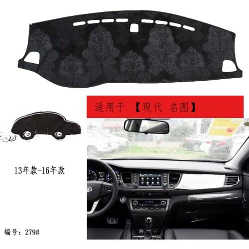 TOMMIA For Hyundai MISTRA 13-16 Dashboard Pad Cover Dash Mat Anti-Sun Velvet Instrument