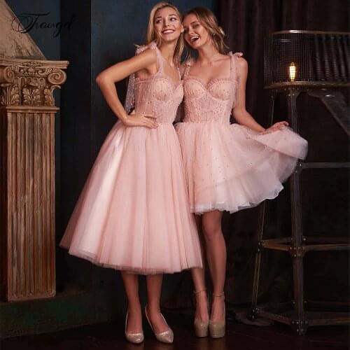 Traugel Women's Evening Dresses Below The Knee