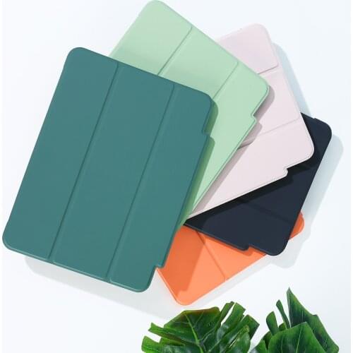 Ultra Slim Custer Back Transparent Clear Cover Stand TPU+PC Skin Shell Tablet Protective Case For Apple Ipad Pro11 12.9Inch Air2