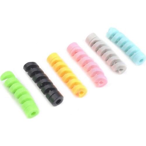Universal Spiral Charging Data Line Protection Case USB Charger Cable Protector Cord Wire Save for iPhone Xiaomi Samsung