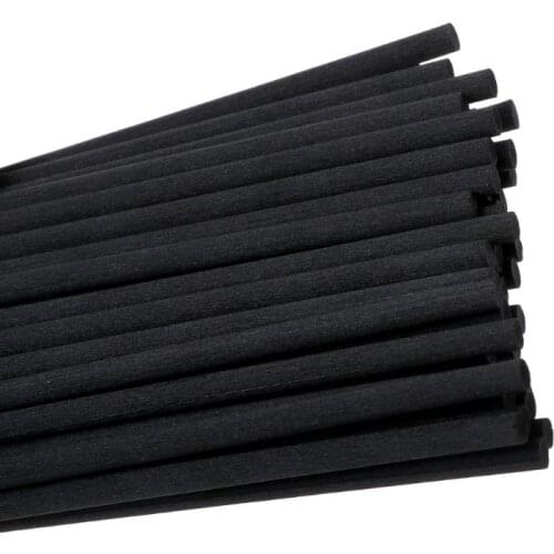 50Pcs 20cmx4mm Fiber Sticks Diffuser Aromatherapy Volatile Rod for Home Fragrance Diffuser Home Decoration