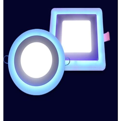 Acrylic LED Recessed Downlight Panel Ceiling Wall Light 10W 15W 20W AC 85-265V Cool White Warm White For Home Decoration