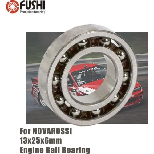 MR2513E 13*25*6 mm Rear Engine Ball Bearing 1PC ABEC-3 C3 Clearance Polymite Nylon Cage T46 Bearings For NOVAROSSI .21 16011