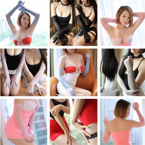 Ladies Sheer Seamless Long Gloves Affordable Bridal Pantyhose Tights Stockings