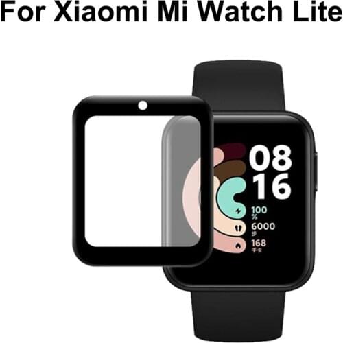 3D Curved Edge For Xiaomi Mi Watch Lite Protective Film Soft Full Cover Protection For Xiaomi Watch Screen Protector Accessories