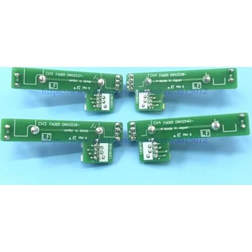4PCS FADER DWX2537+2538+2539+2540 replace DJM800 CH1 CH2 CH3 CH4 fit FOR PIONEER DJM 800