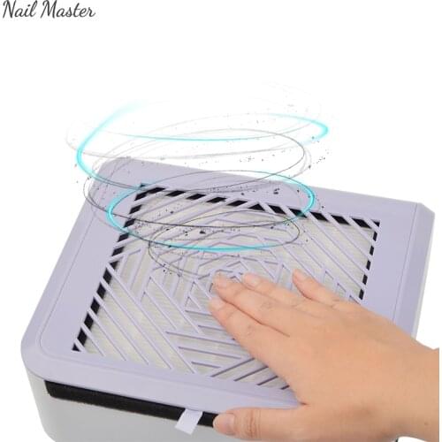 45W Strong Power Nail Dust Suction Dust Collector Fan Vacuum Cleaner Manicure Machine Tools Nail Art Manicure Salon Tools