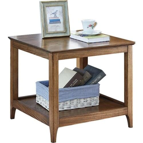 Solid Rubberwood side table