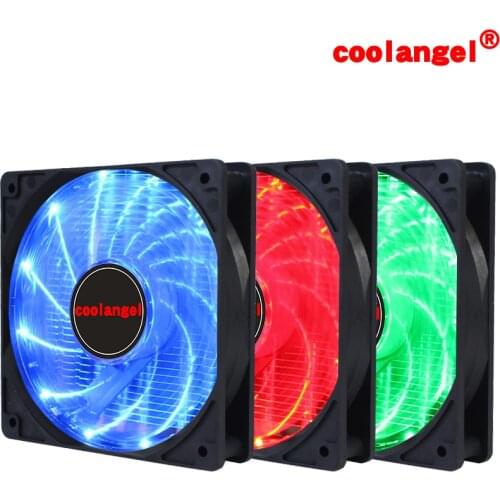 Coolangel 3Pin 2000PRM Fan 92mm Computer Case Fan Silent 9CM CPU Cooling Fan Quiet PC Cooler Fan RGB Fan DC 12V Adjust Fan Speed