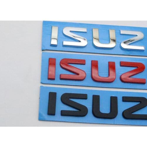 For Isuzu DMAX D-MAX Emblem Car Sticker Rear Trunk Number Letter logo Badge Decal