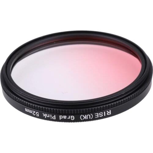 Camera Filter 52mm Gradual Pink Color lens Filter for Nikon D3100 D3200 D5100 SLR Camera lens