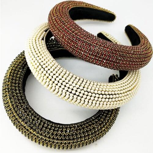 Head Chain Beaded Headband,Hair Pearls Crown,Wedding Crown,Crystal headband,Headbands For Women ,Wedding Decorations