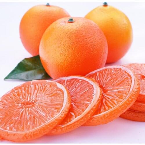 Fake Artificial Orange Simulation Fruits Party Wedding Decorate Photo Props Kitchen Decor Cupboard Display Fruit Mold Ornaments
