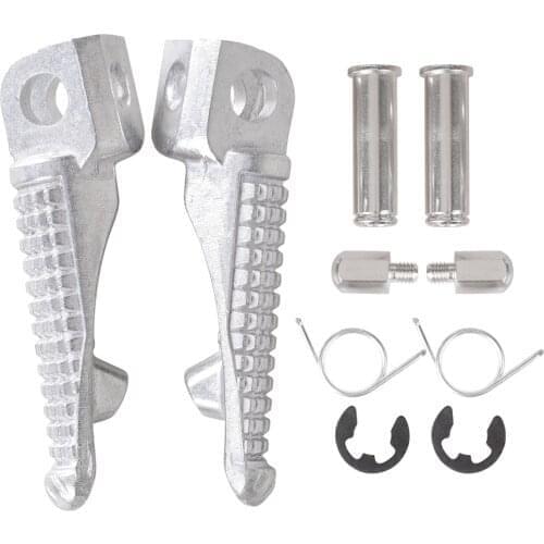 KLE 650 Motorcycle For Kawasaki KLE 650 VERSYS 2007 2008 2009 Motorcycle Footrests Front Rear Foot Pedal Foot Rests Pegs