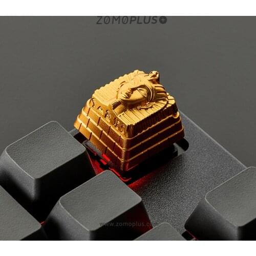 Key cap mechanical keyboard keycap personality design,Pharaoh Modeling theme key cap aluminum alloy keycaps MX axis,Z16
