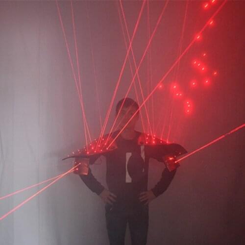Laser Armor waistcoat luminous vest performance costume electro-optical dance clothes future technology bar club singer wear
